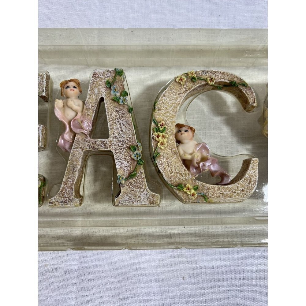 Classic Treasures Collectable PEACE 4” Letter Figurines Decor - Picture 4 of 11